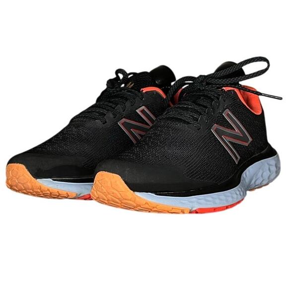 Women New Balance Fresh Foam 680v7 Mesh Athletic Running Sneaker Size 10 Black - Picture 2 of 6